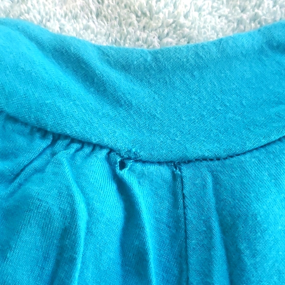 Daytrip blue with collar pattern top - Picture 6 of 6